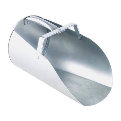 FEED SCOOP GALVANIZED 4QT