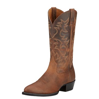 BOTTE HOMME ARIAT HERITAGE WEST TOE BRUN