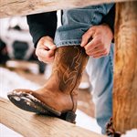 MENS OUTDOOR DISTRSD BROWN ARIAT BOOTS