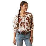 WOMENS RELAXED HENELY L / S TOP PAINT ARIAT