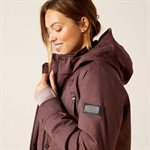 WOMENS STERLING INS H2O PARKA RAISIN ARIAT