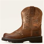 WOMENS GEMBABY BROWN / COPPER METALIC BOOTS