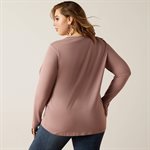 CHEMISE FEMME FAWNA MAUVE ARIAT