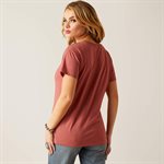 T SHIRT FEM HERD THAT RED CLAY ARIAT