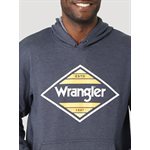 MENS BLUE DIAMOND WRANGLER HOODIE