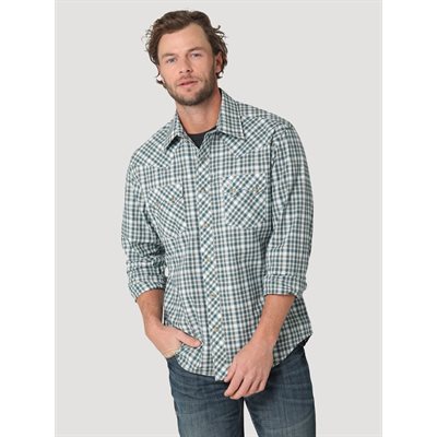 Chemise Wrangler homme Retro Verte