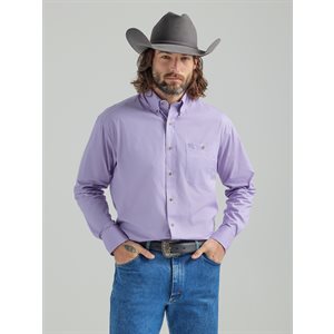 CHEMISE HOMME M / L MAUVE WRANGLER GEORGE STRAIT