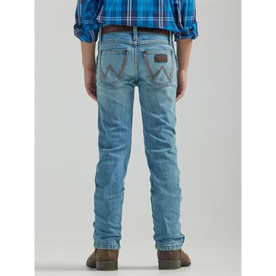 Slim straight Boys wrangler jeans