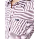 FEMME CHEMISE STRIPE ROUGE WRANGLER