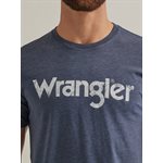 MENS NAVY WRANGLER T SHIRT