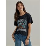 T SHIRT FEMME NOIR WRANGLER BOYFRIEND