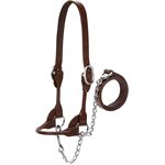 YEARLING SHOW HALTER DARK BROWN