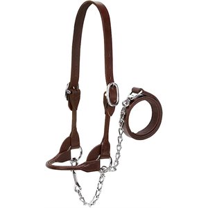 YEARLING SHOW HALTER DARK BROWN