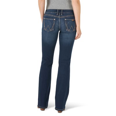 LADIES MID RISE MAE WRANGLER JEANS