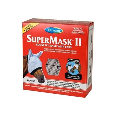 SUPERMASK AVEC OREILLES GRIS / GALLON CHEVAL