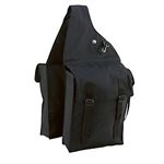 NYLON SADDLE BAG 3 PIECES BLACK