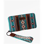 Portefeuille Wrangler motif Southwest avec zip