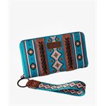 Portefeuille Wrangler motif Southwest avec zip