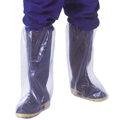 BOTTES DE PLASTIQUE AVEC ÉLASTIQUE 25 PAIRES