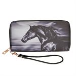 WALLET HORSE BLACK