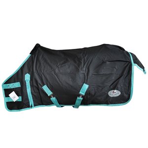 GOLIATH 600D MINI RAINSHEET BLACK / AQUA