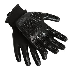 BATHING GLOVE LARGE BLACK