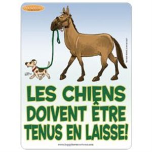 BARN SIGN CHIEN...