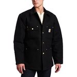 MANTEAU - CARHARTT, DUCK CHORE BLANKET LINED, BLACK