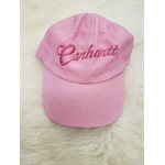 SIGNATURE CANVAS CAP ENFANT ROSE