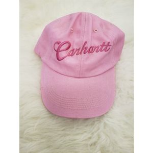 SIGNATURE CANVAS CAP ENFANT ROSE