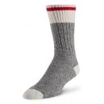 SOCKS - DURAY, "CLASSIC LT" 100g GREY / RED