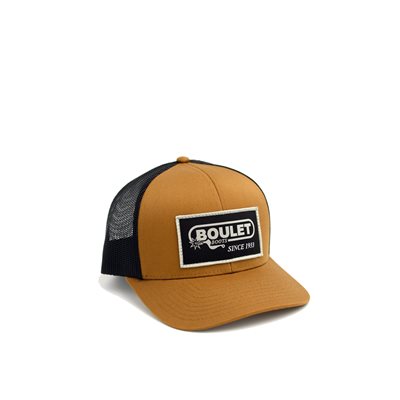 CASQUETTE CARAMEL / BLACK MESH