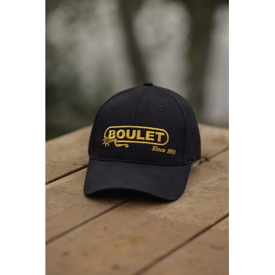 CASQUETTE NOIR LOGO BOULET