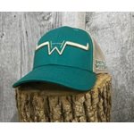 CASQUETTE JUNIOR TEAL LOGO TAN