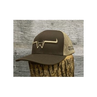 CASQUETTE BRUN LOGO BEIGE