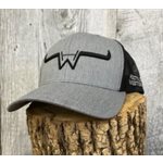 CASQUETTE GRIS LOGO NOIR