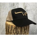 CASQUETTE NOIR LOGO RUST