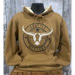 HOODIE BRUN LOGO ROND