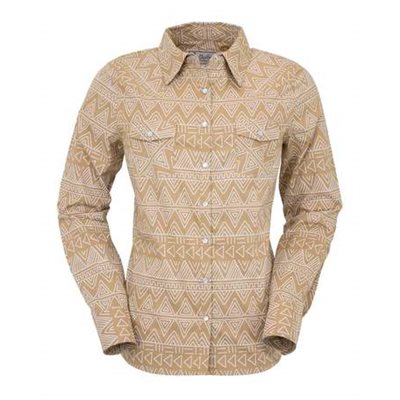 LADIES L / S TAN OUTBACK SHIRT