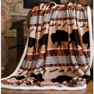 COUVERTURE BUFFALO PLUSH