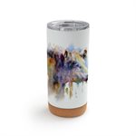 DC COW METAL TUMBLER WITH LID WHITE