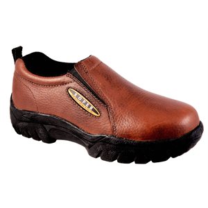 SLIP ON - ROPER BAY BROWN TUMBLED LEATHER