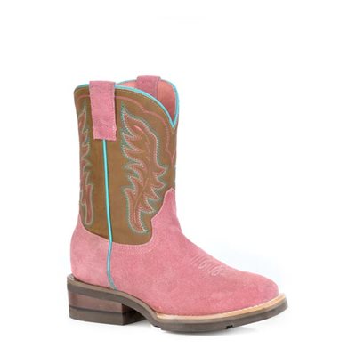 BOTTE ENFANT PINK SUEDE VAMP