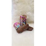 BOTTE INFANT ROPER TAN COWBABIES DAISIES