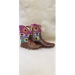 BOTTE INFANT ROPER TAN COWBABIES DAISIES