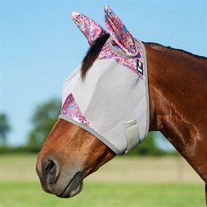 FLY MASK ARAB PINK EARS