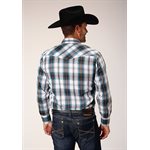 CHEMISE HOMME M / L PEACOCK PLAID ROPER