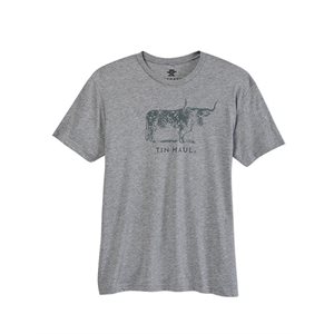 T SHIRT HOMME TIN HAUL GRIS STUD PRINT