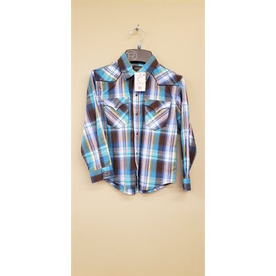 CH ROPER M / L GARCON PLAID BRUN