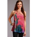 LADIES ROPER TANK TOP CACTUS